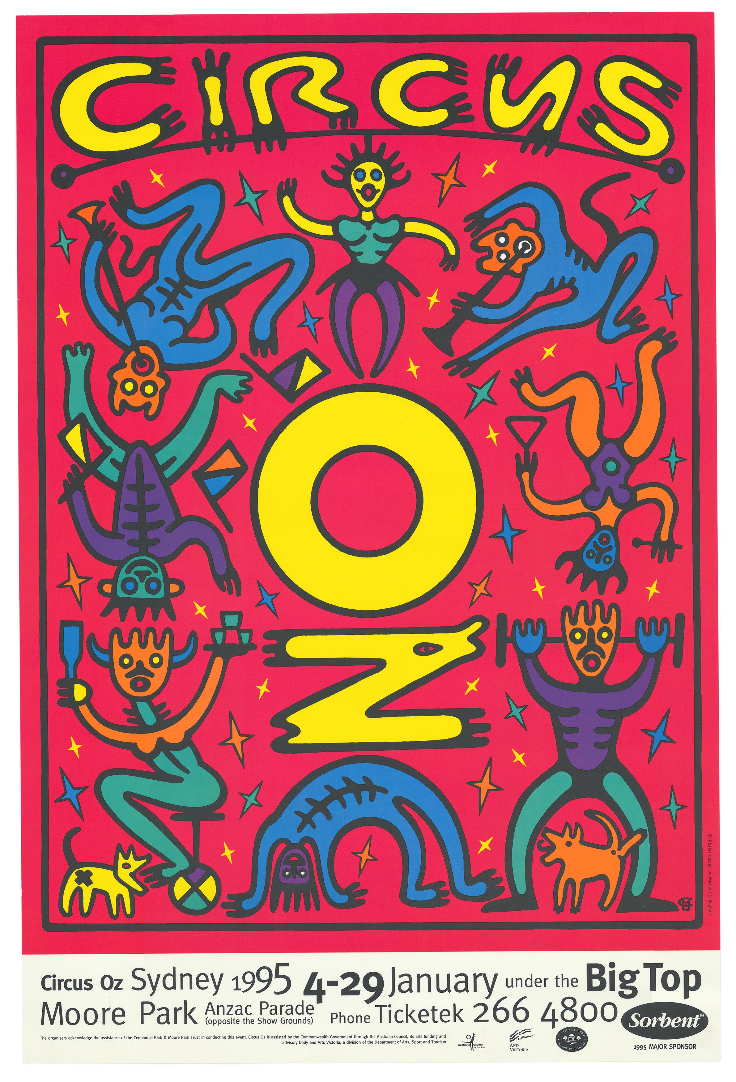 Powerhouse Collection - 'Circus Oz' poster, 1995