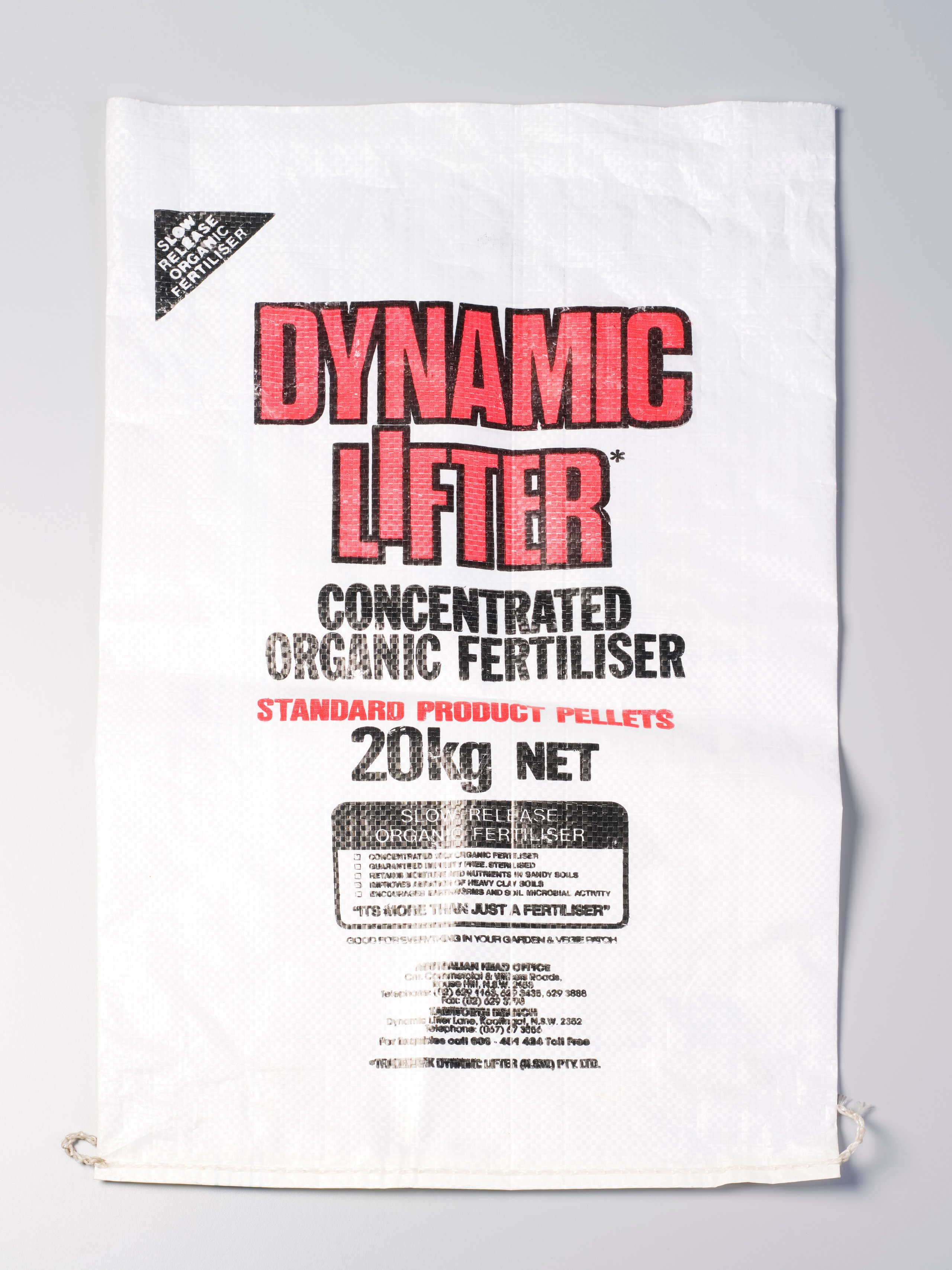 Woven polypropylene sack for Dynamic Lifter Fertiliser