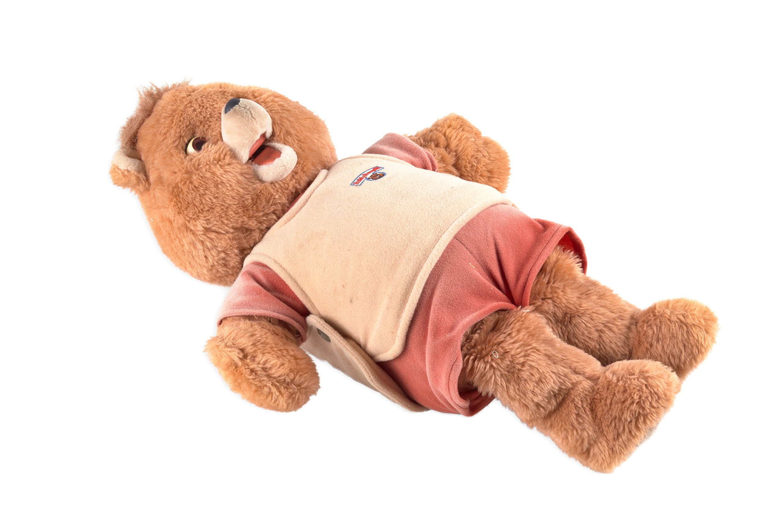 'Teddy Ruxpin' animatronic teddy bear by Worlds of Wonder Co