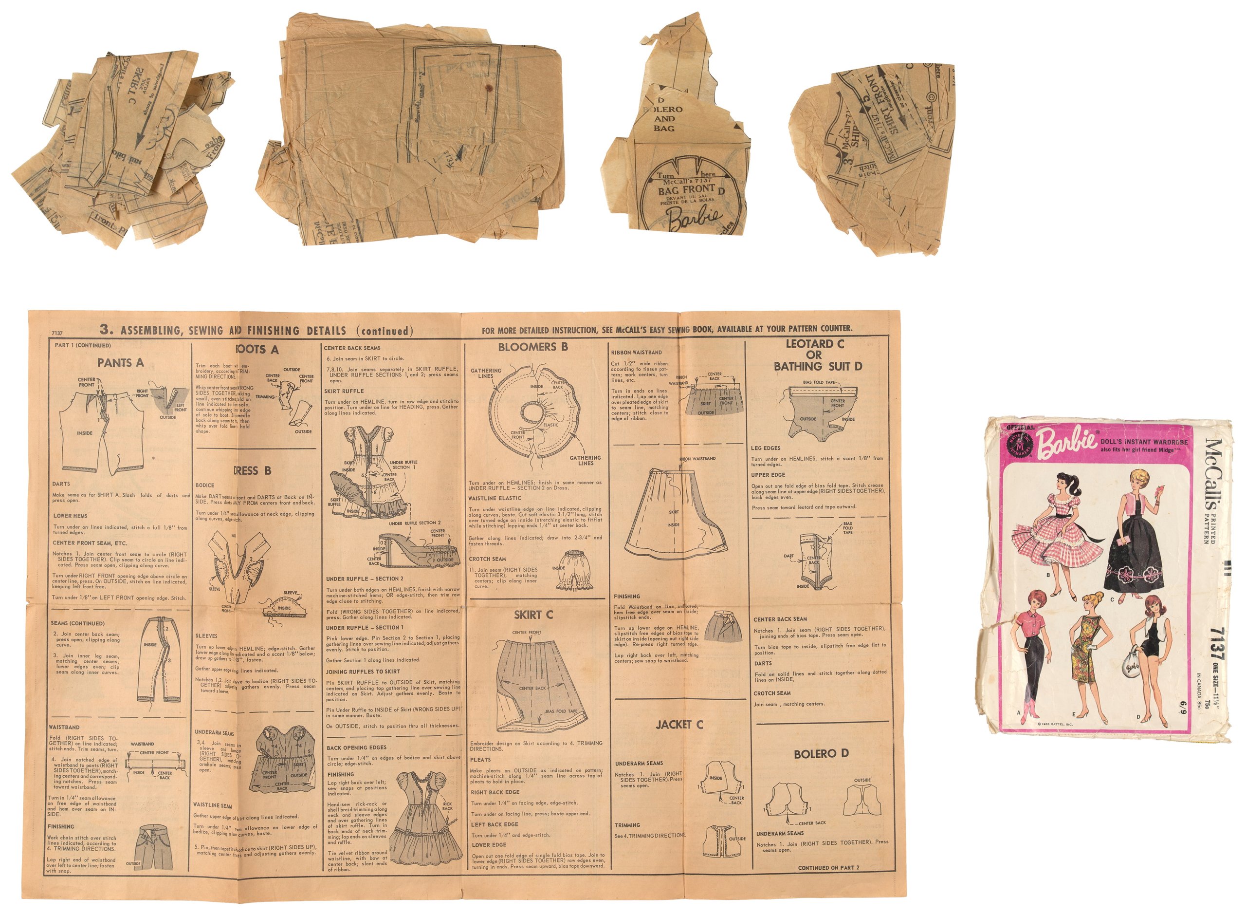 Free Sewing Patterns for Vintage Barbie Dolls (Gallery) - Free