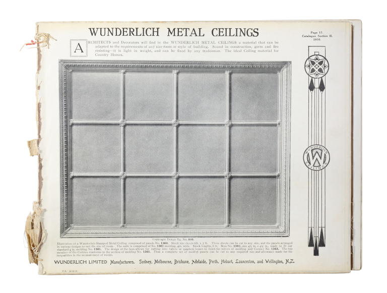 Wunderlich 'Metal Ceilings Supplement Catalogue'