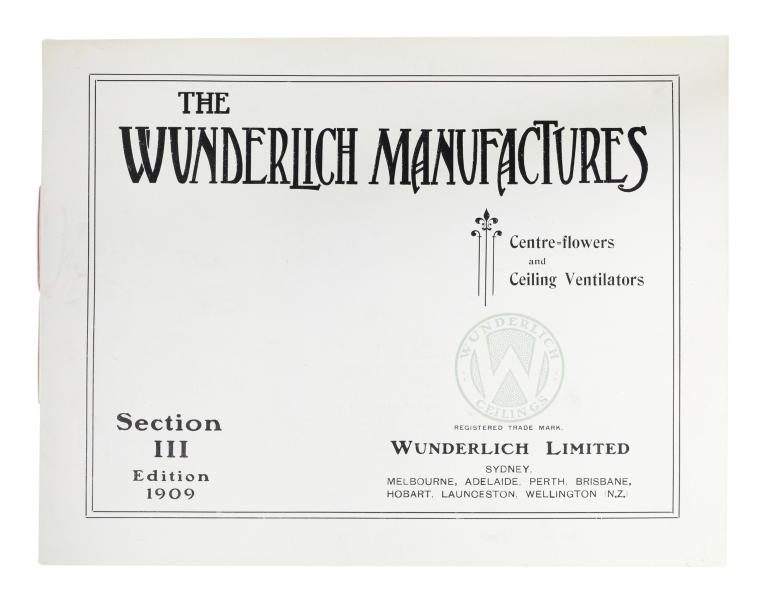 Wunderlich 'Steel Manufactures Catalogue'