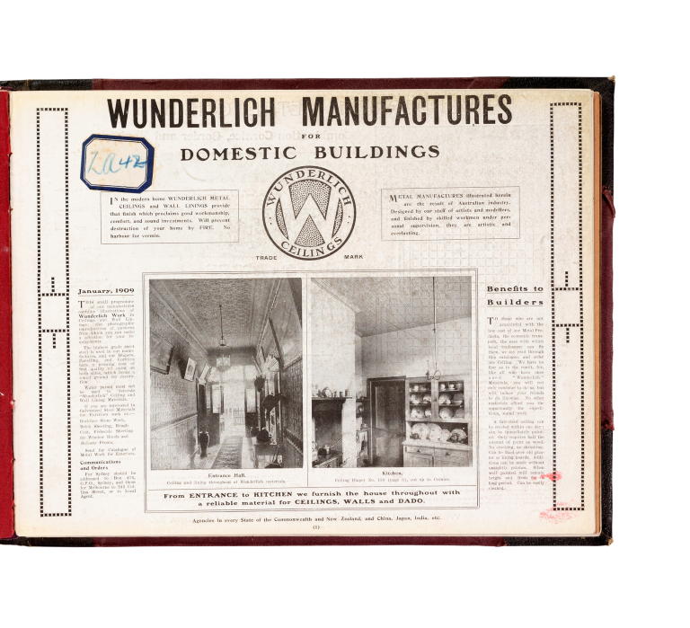 'Catalogue A' product catalogue by Wunderlich