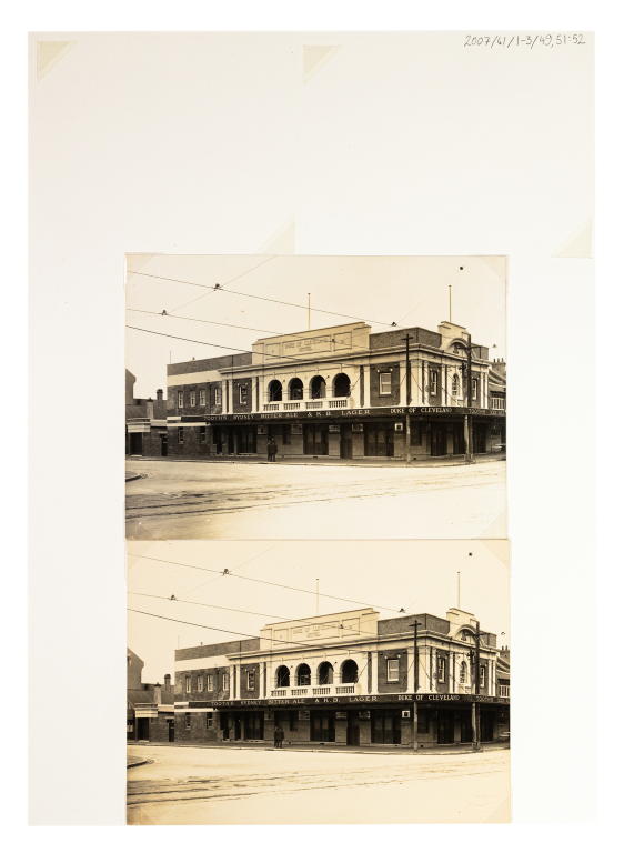 Photographs of Duke of Cleveland Hotel exterior, Surry Hills by Milton Kent