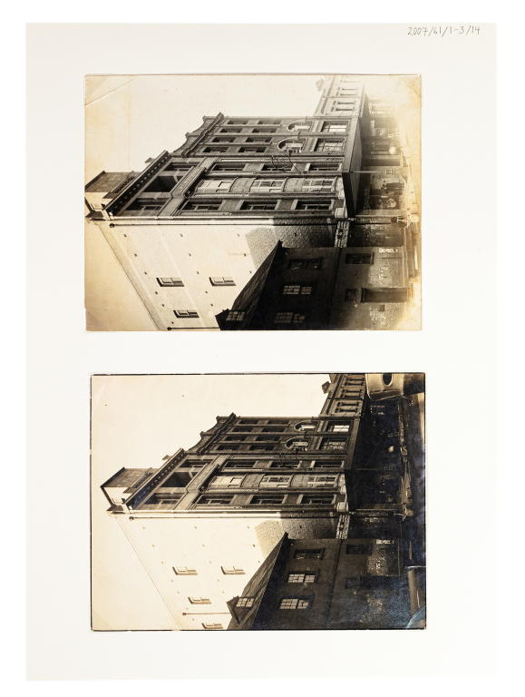 Photographs of the Chinese National Society exterior, Haymarket