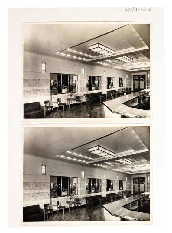 Photographs of Chatswood Hotel saloon bar, Chatswood by E A Bradford
