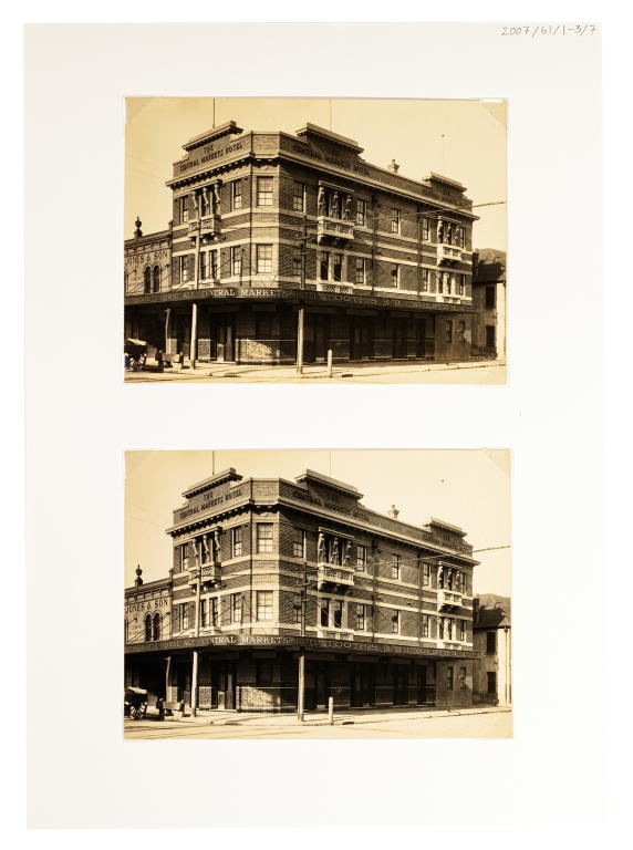 Photographs of Central Markets Hotel exterior, Darling Harbour by Milton Kent