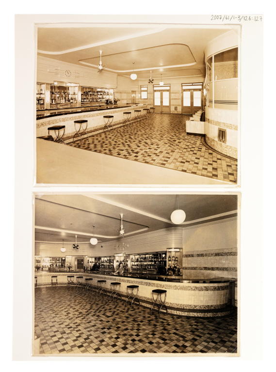 Collection of photographs of hotels designed by Sidney Warden