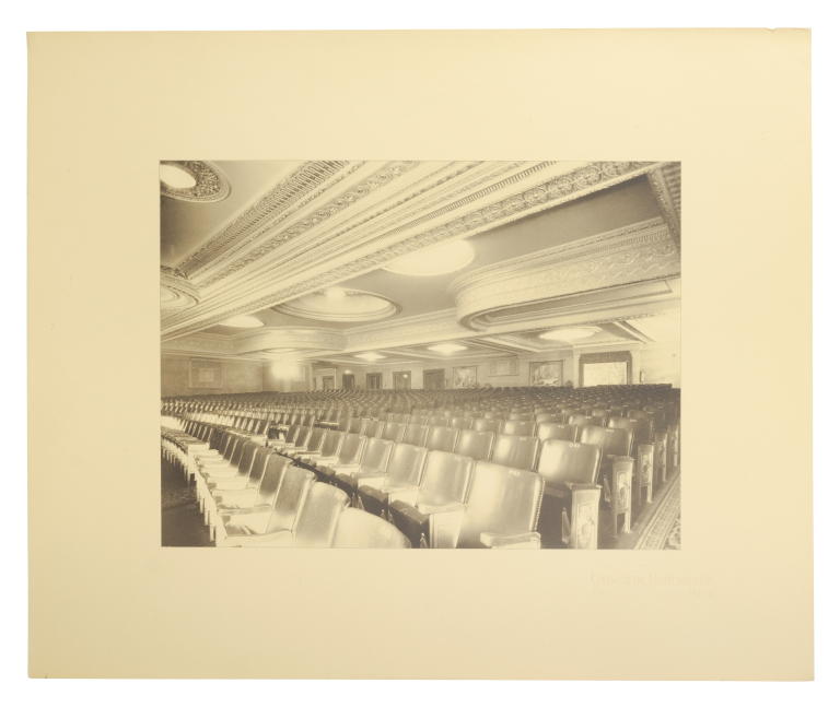 Photograph of dress circle of Regent Theatre, Melbourne