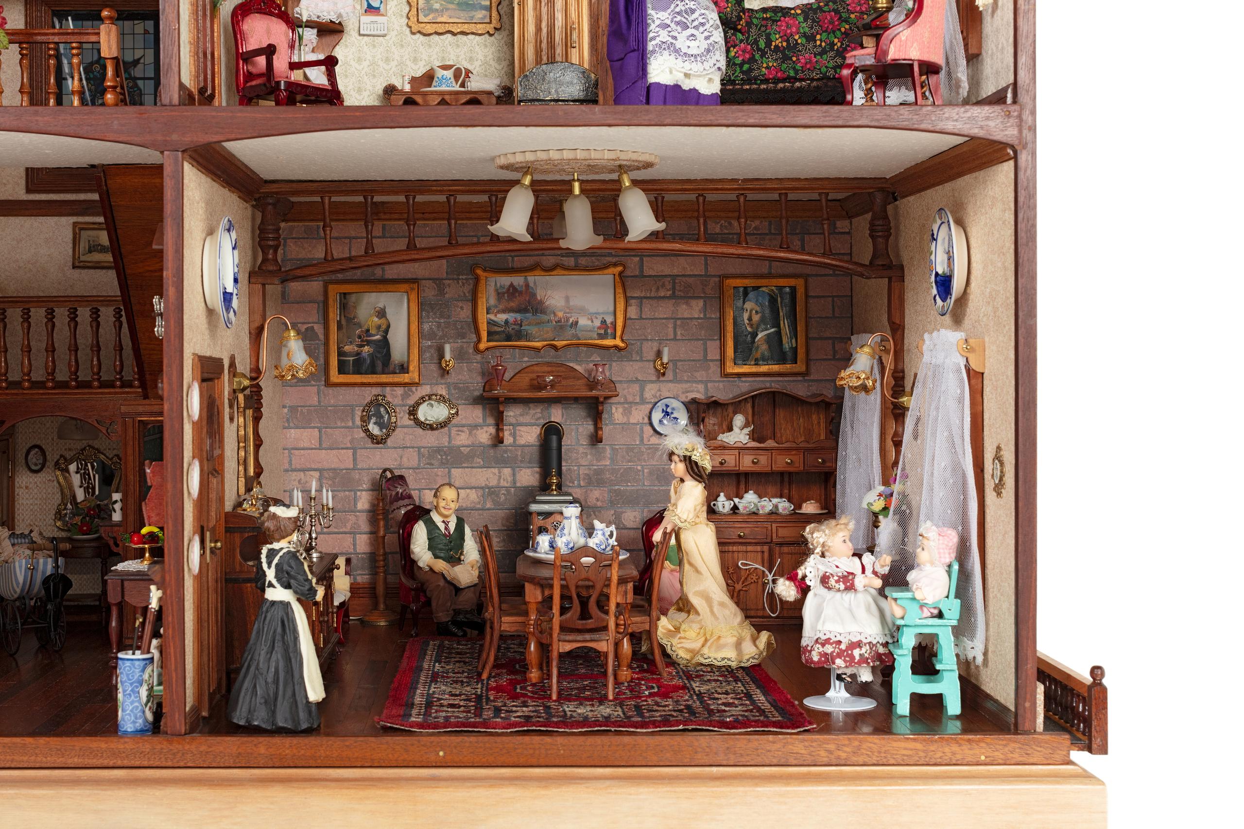 Doll's house made by Frans and Christina Bosdyk