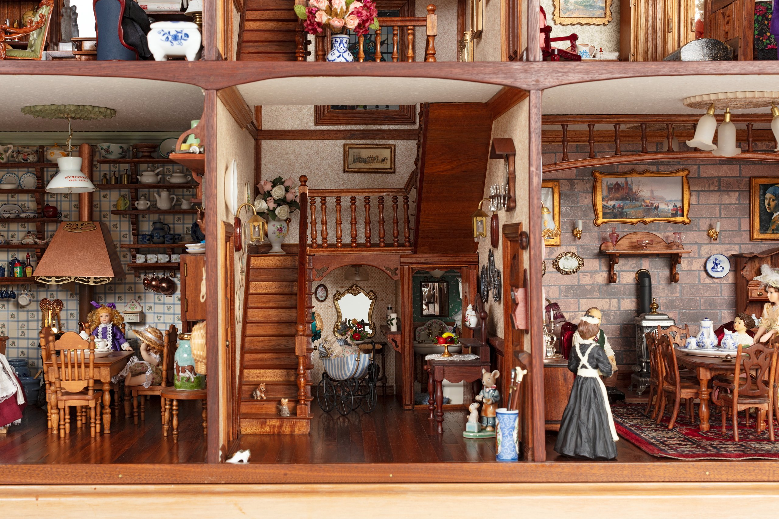 Doll's house made by Frans and Christina Bosdyk