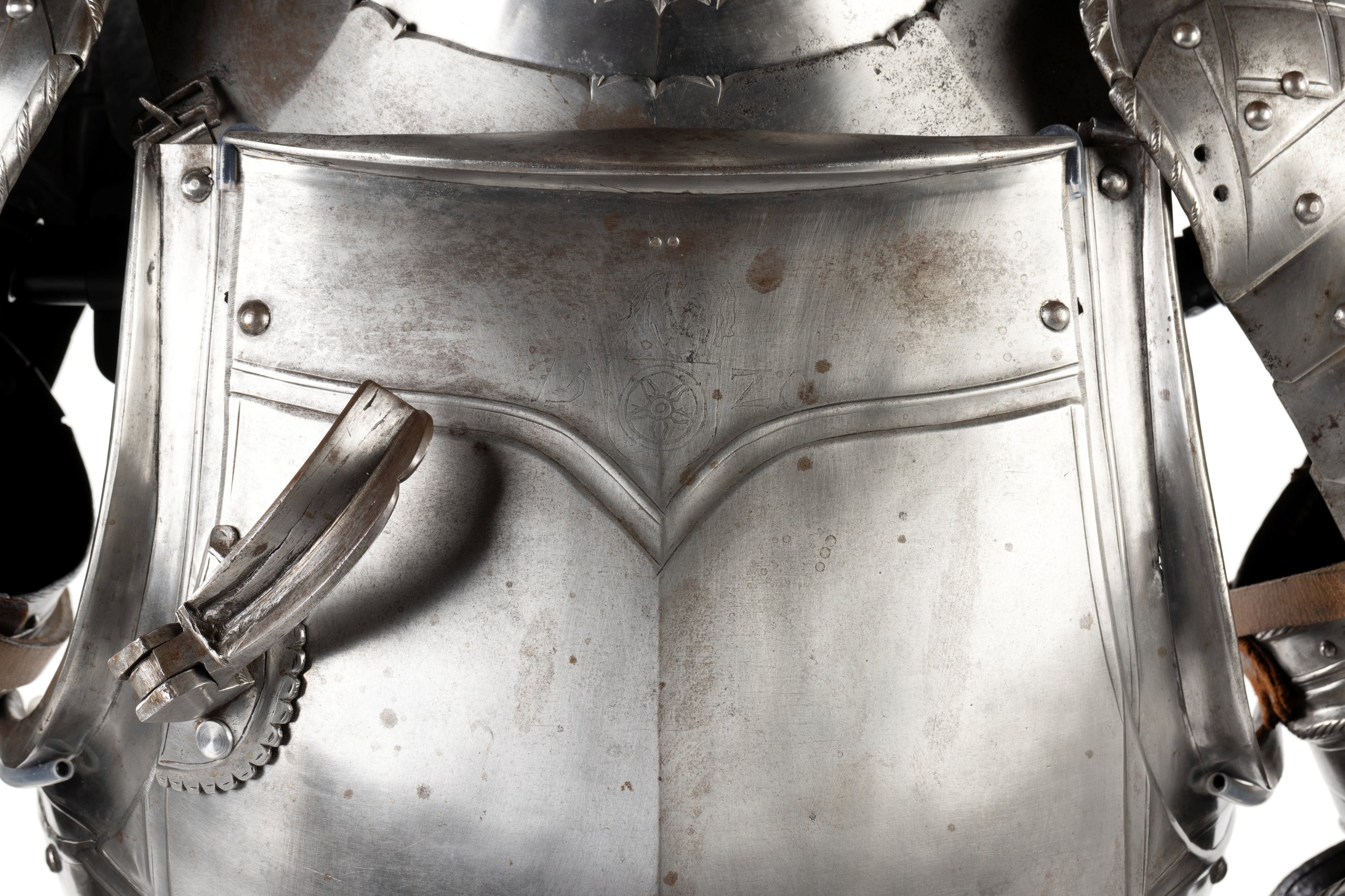 16th century armour with reproduction pieces made by Raymond Bartell