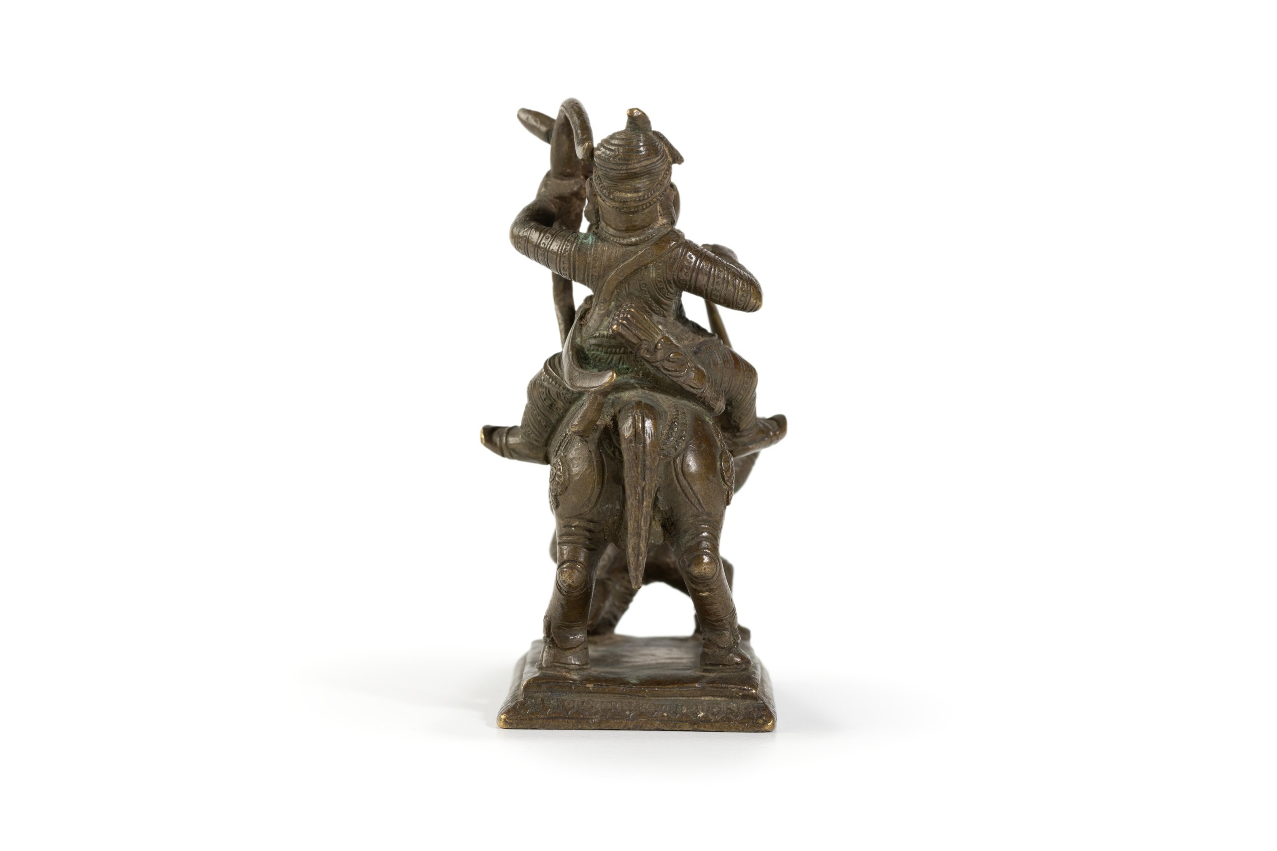 Indian bronze figure of Arjuna.