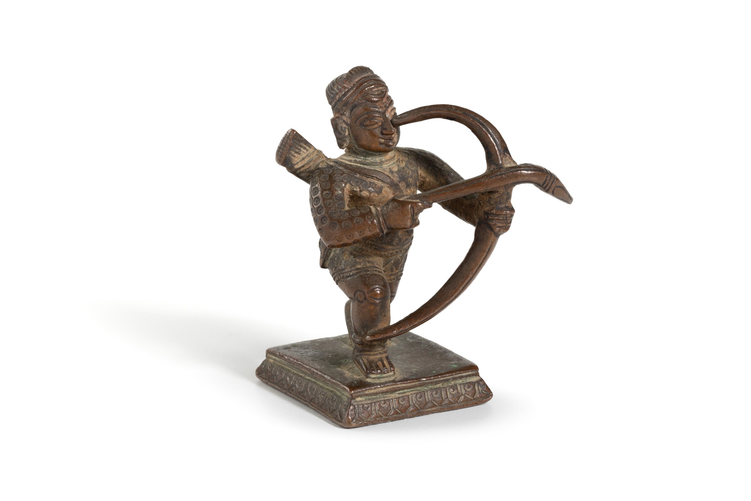 Indian bronze figure of Rama.