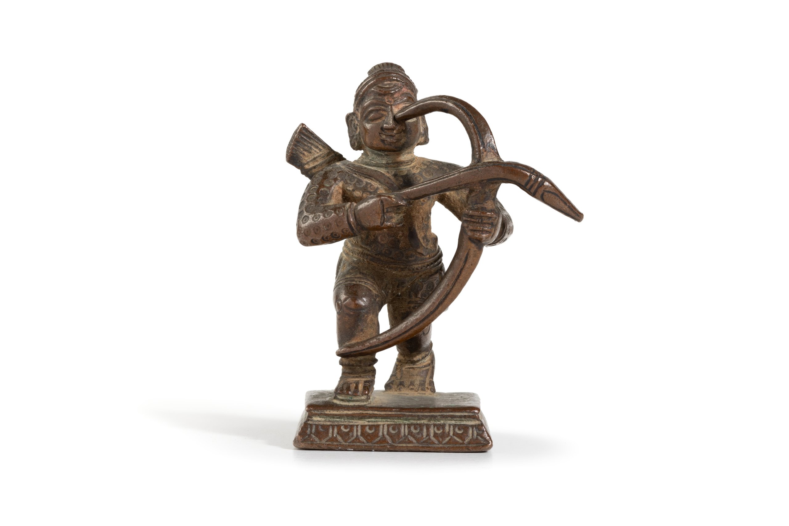 Indian bronze figure of Rama.