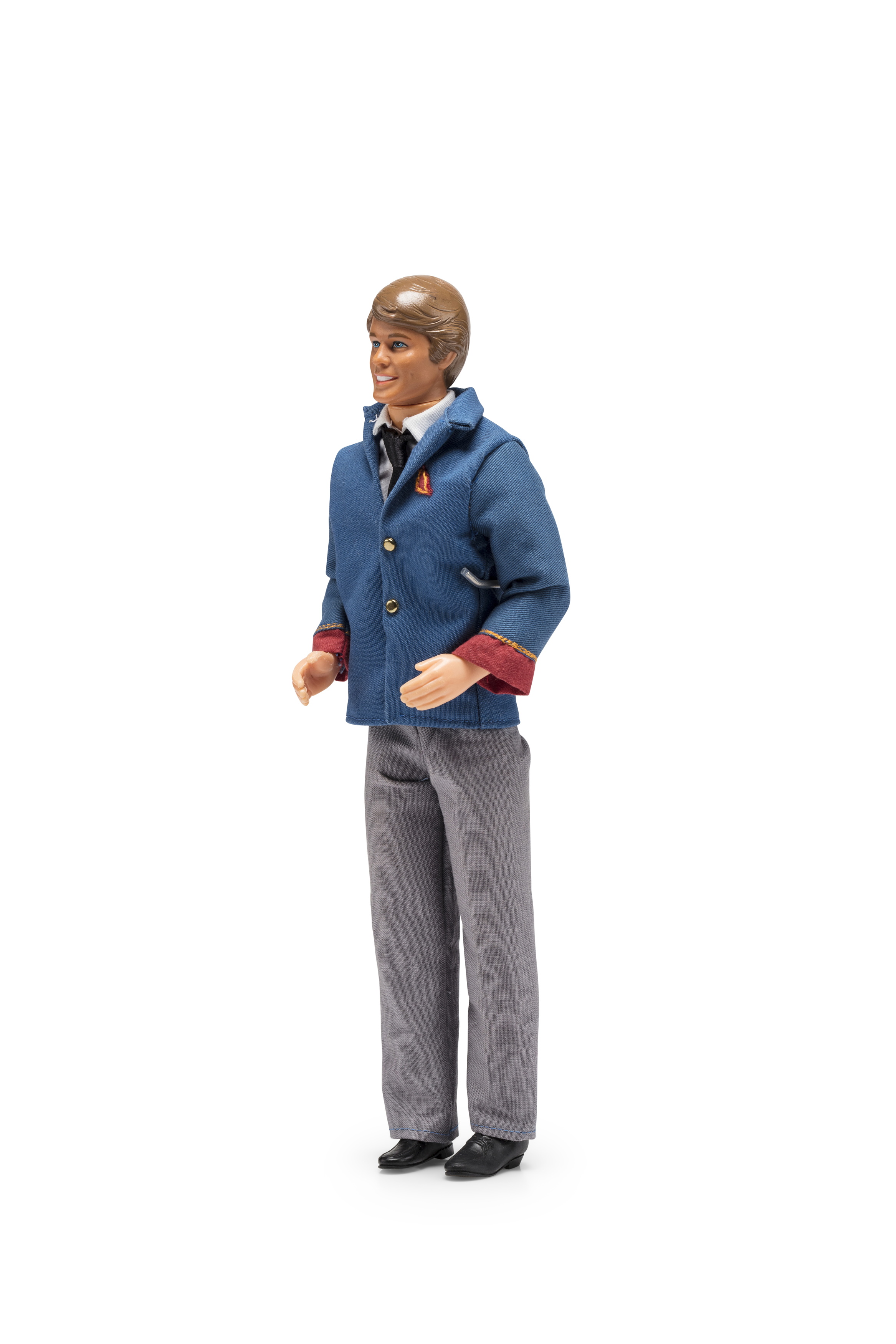 Ken doll wearing Qantas flight attendants uniform used from 1987-1994