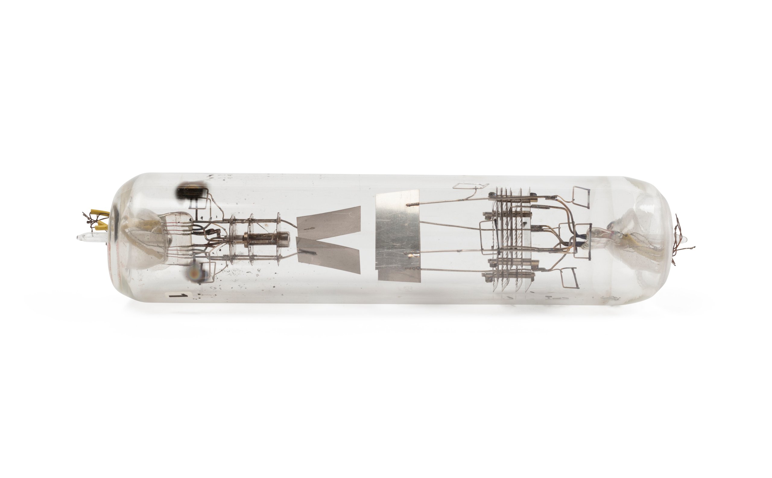 Number 1 from electronic vacuum tube decade (scale-of-ten) counter