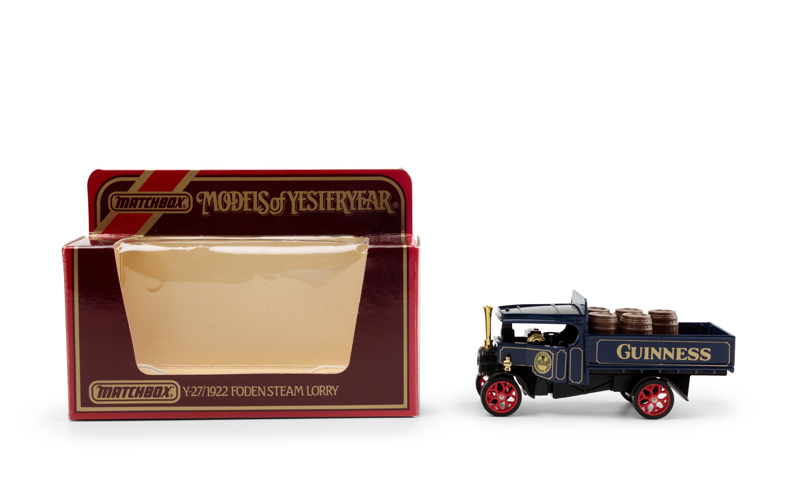Matchbox toy 1922 Foden Steam lorry and box