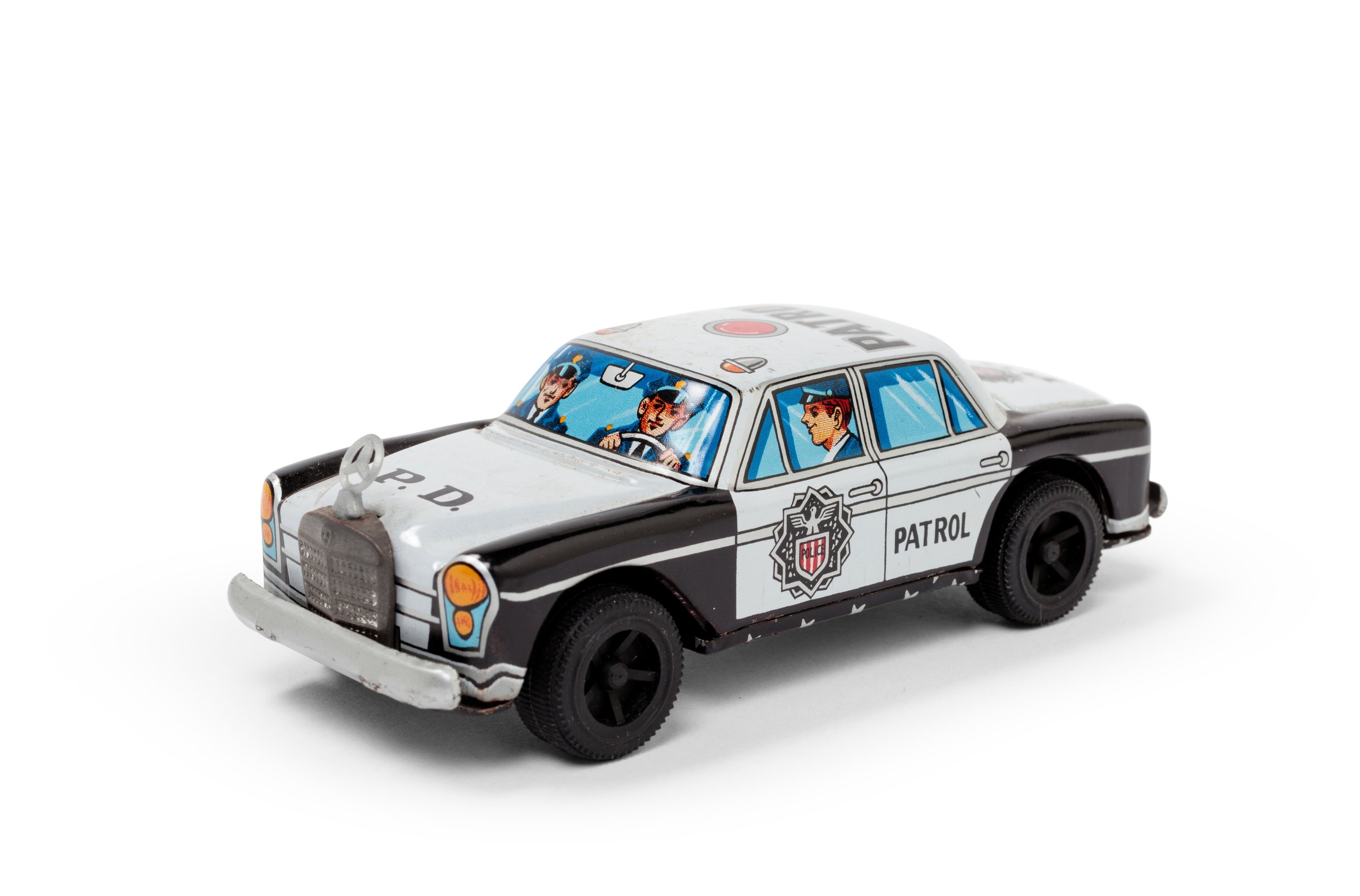 Mercedes Benz toy police car