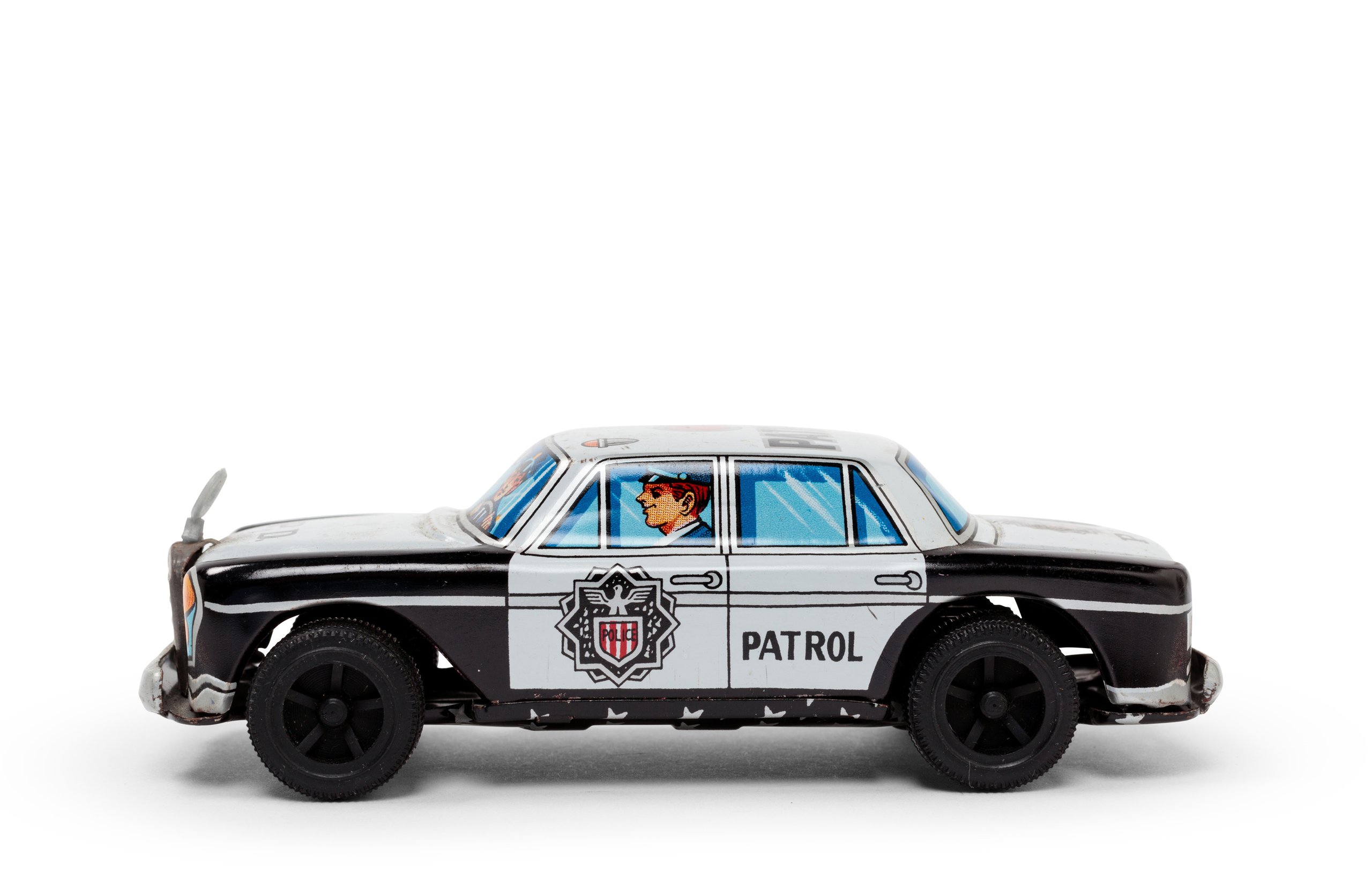 Mercedes Benz toy police car