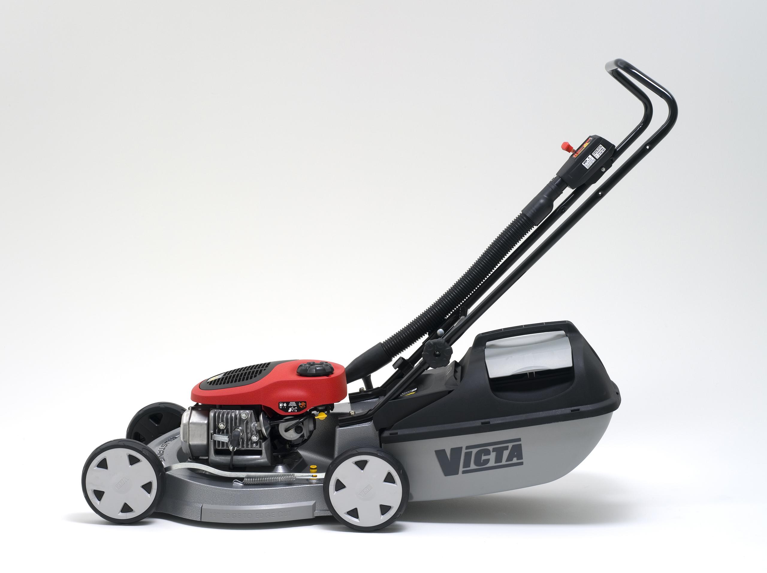 Victa Mustang lawnmower with Eco Torque engine and manuals