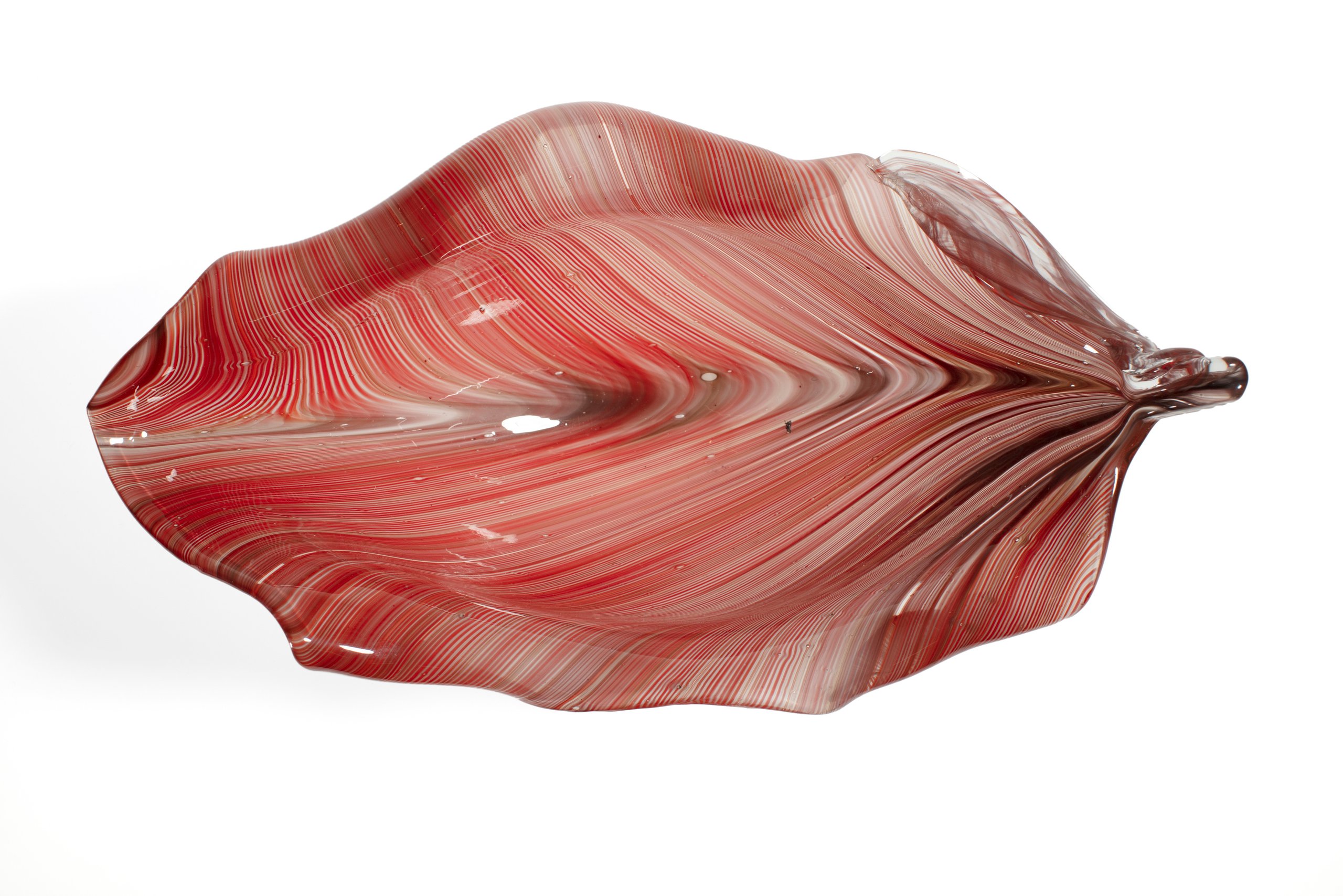 Large Red Murano Glass Bowl, 1950s for sale at Pamono