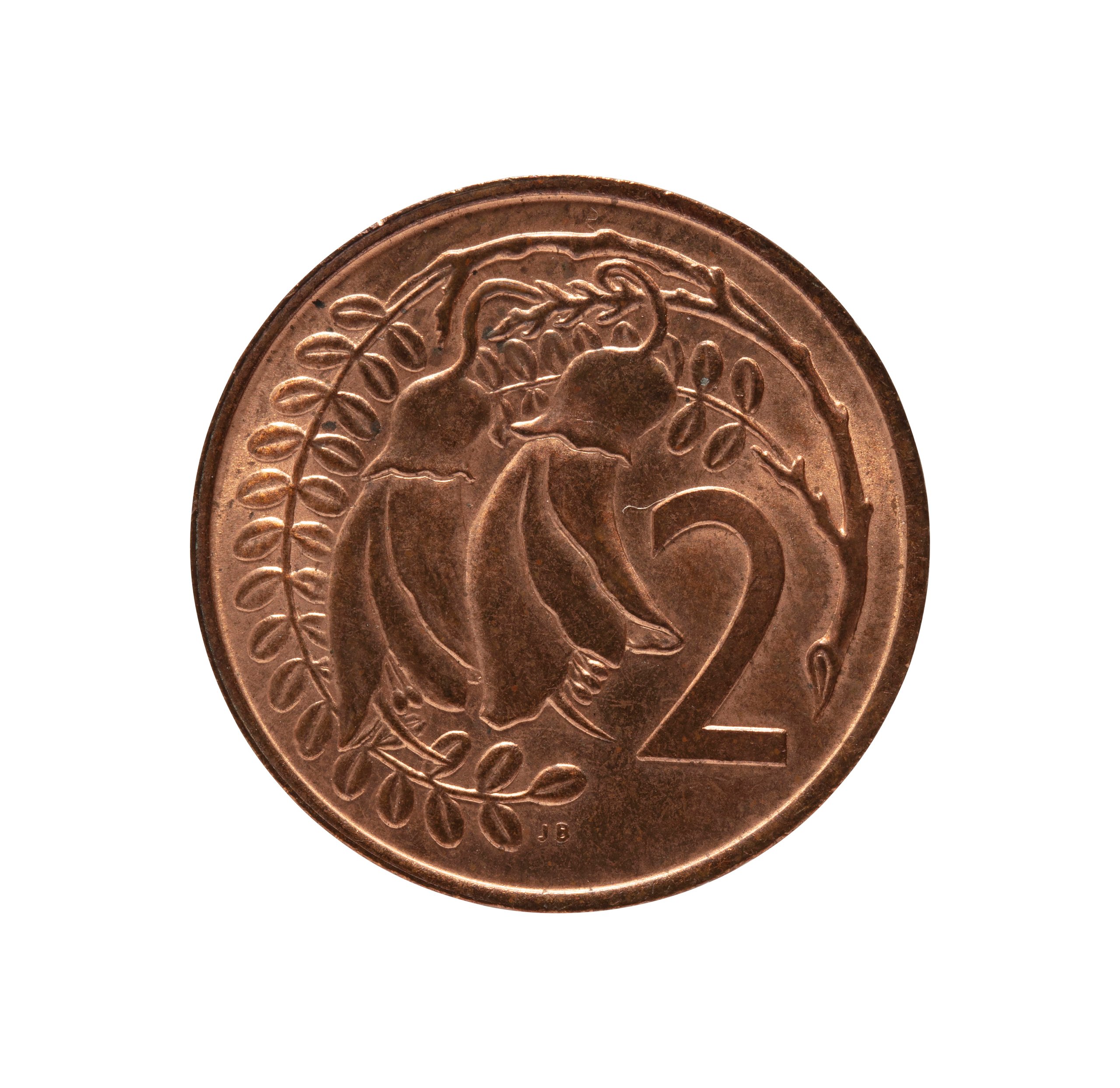 New Zealand Two Cents coin