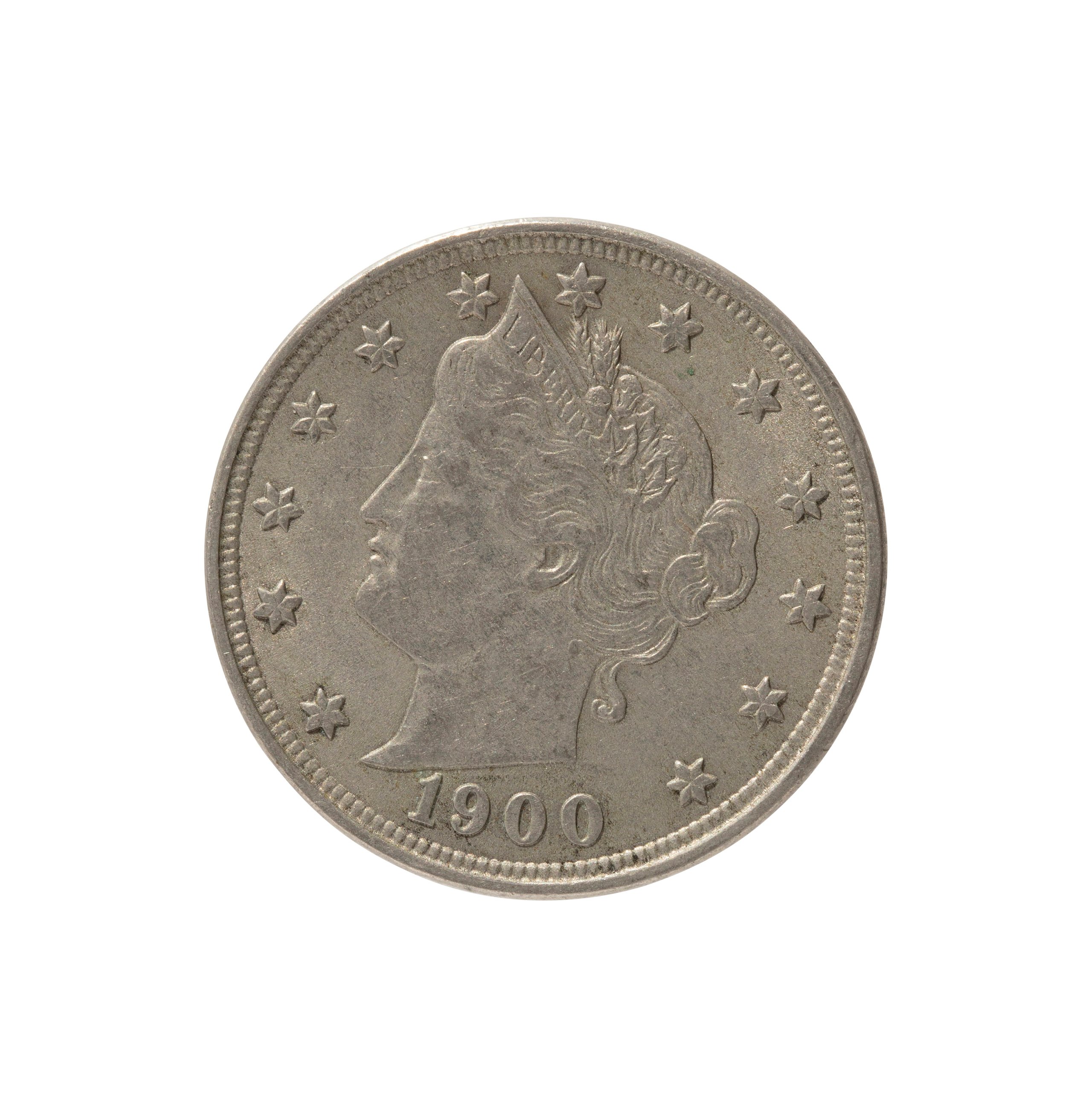 American Five Cents coin