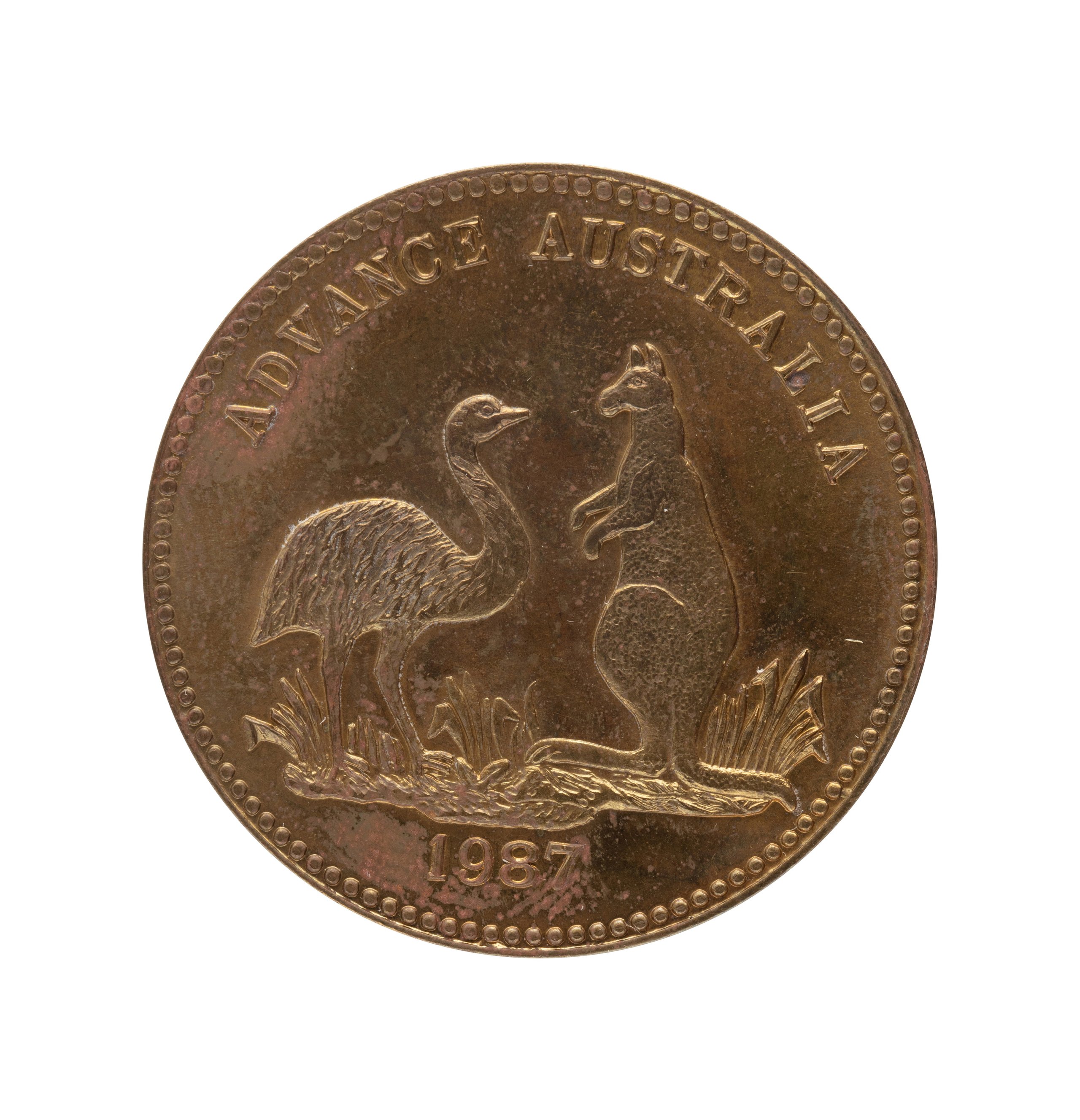 Australian token for Ian Armstrong Shoe Mart