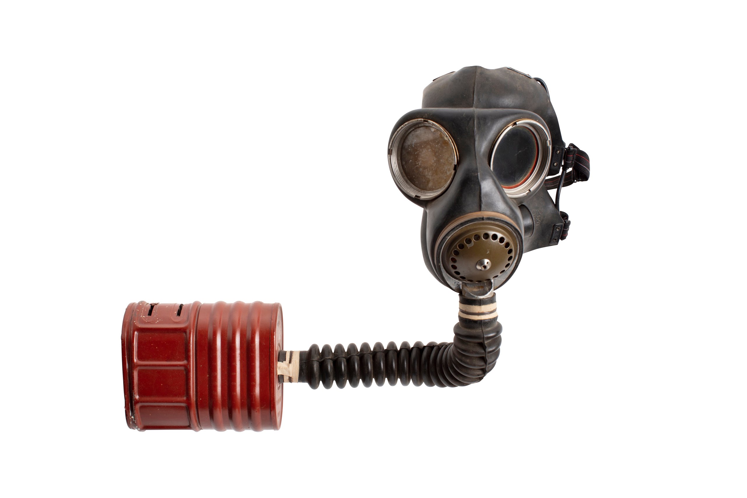Anti-gas respirator set