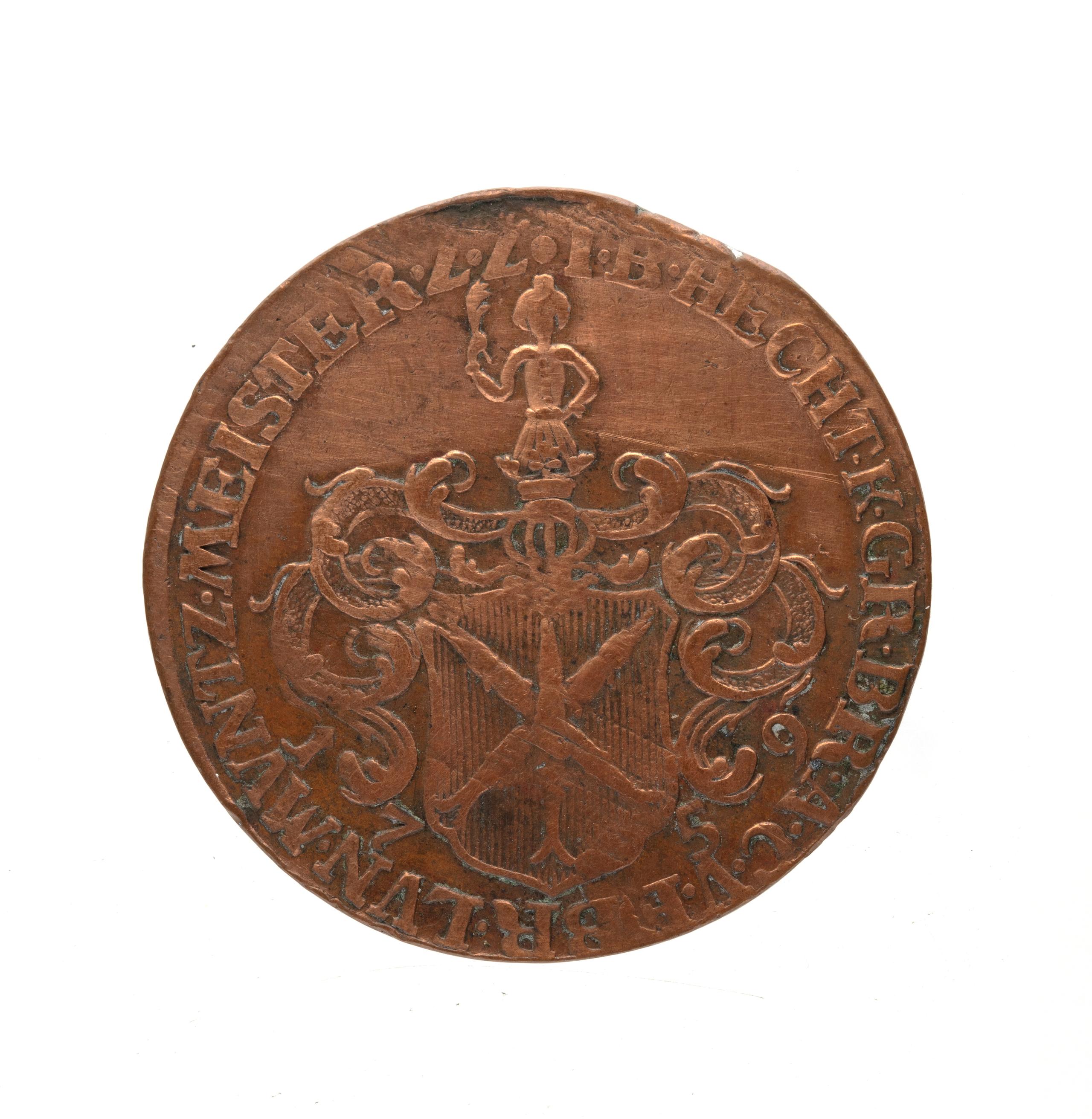 Powerhouse Collection - German token engraved by Johann Benjamin Hecht, 1759