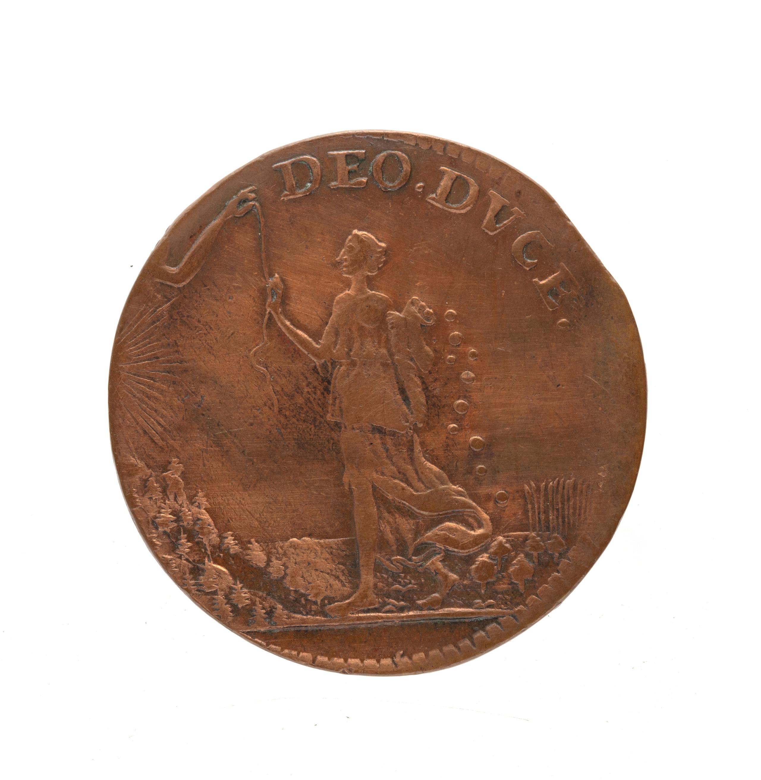 Powerhouse Collection - German token engraved by Johann Benjamin Hecht, 1759