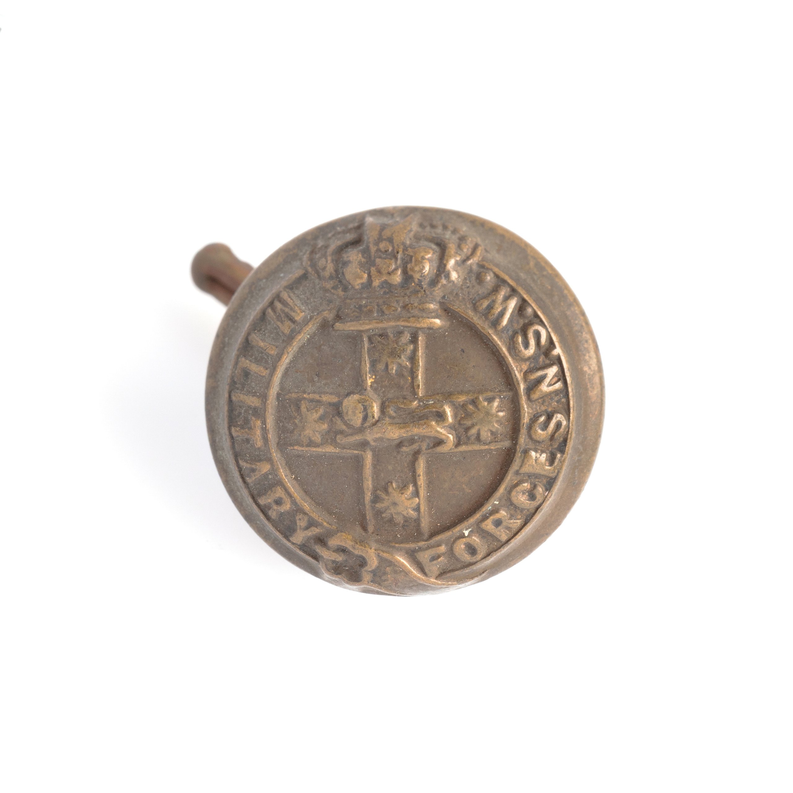 Uniform button issued by NSW Military Forces