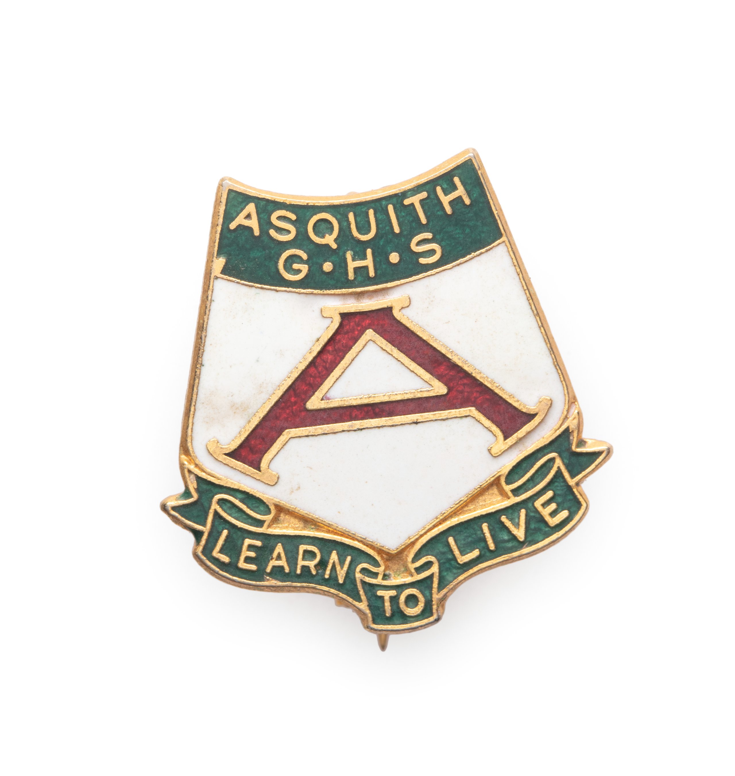 'Learn to Live' school badge