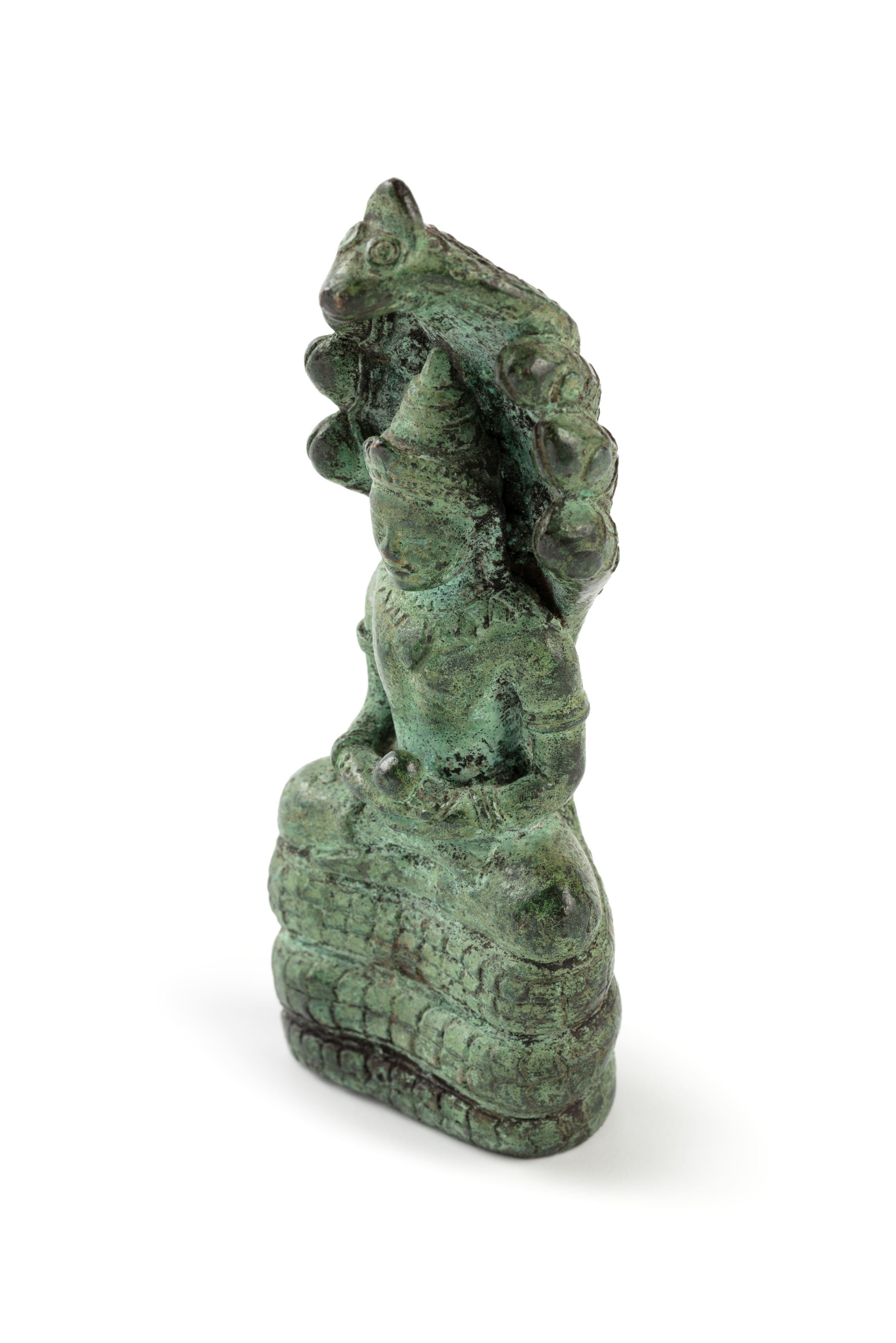 Buddha Muchalinda figure from Cambodia