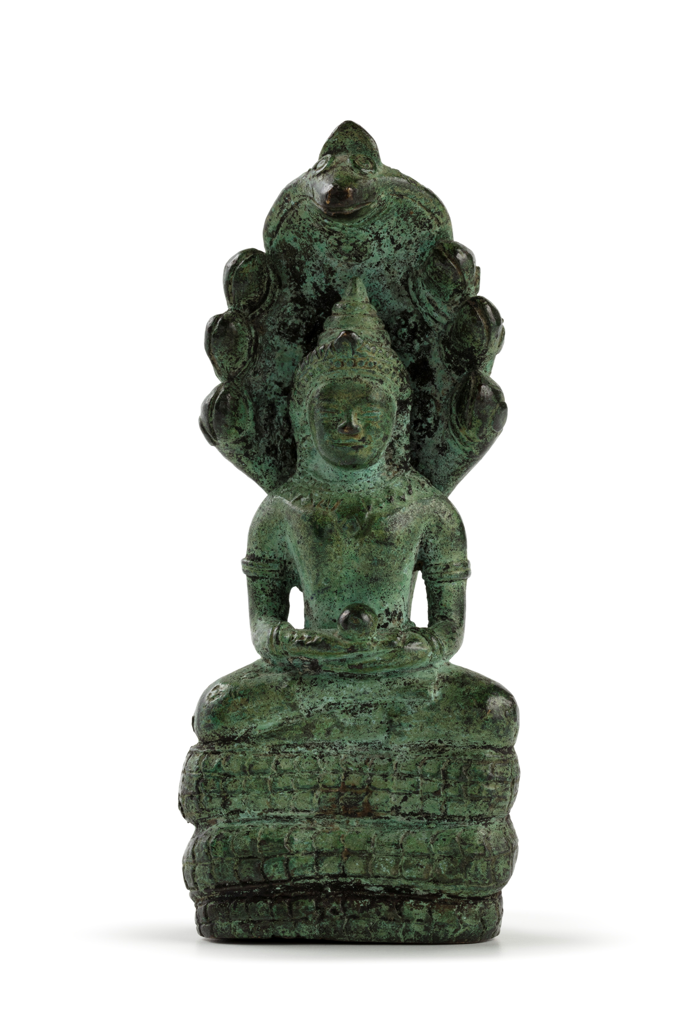 Buddha Muchalinda figure from Cambodia