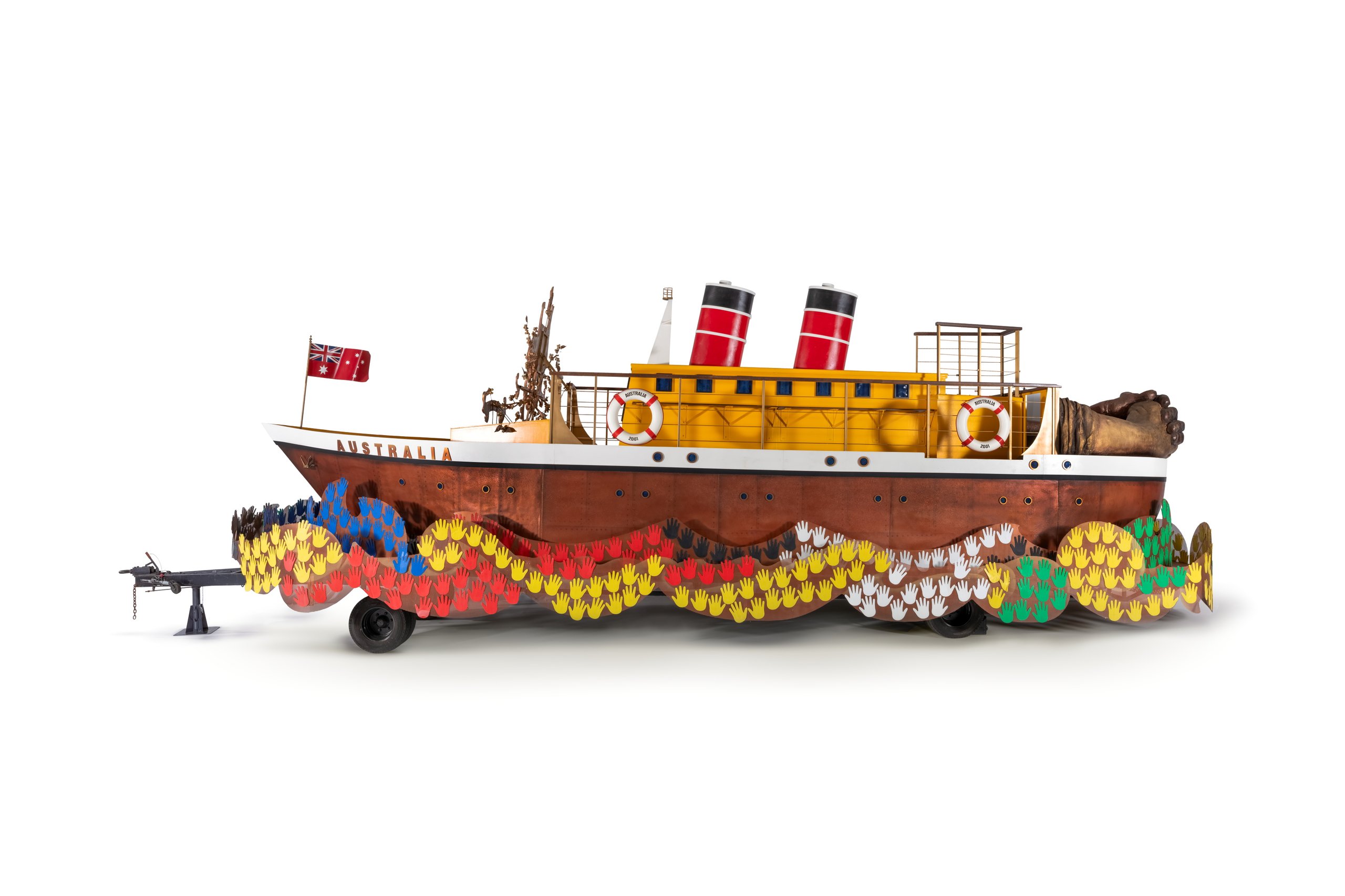 'Reconciliation Ship' float