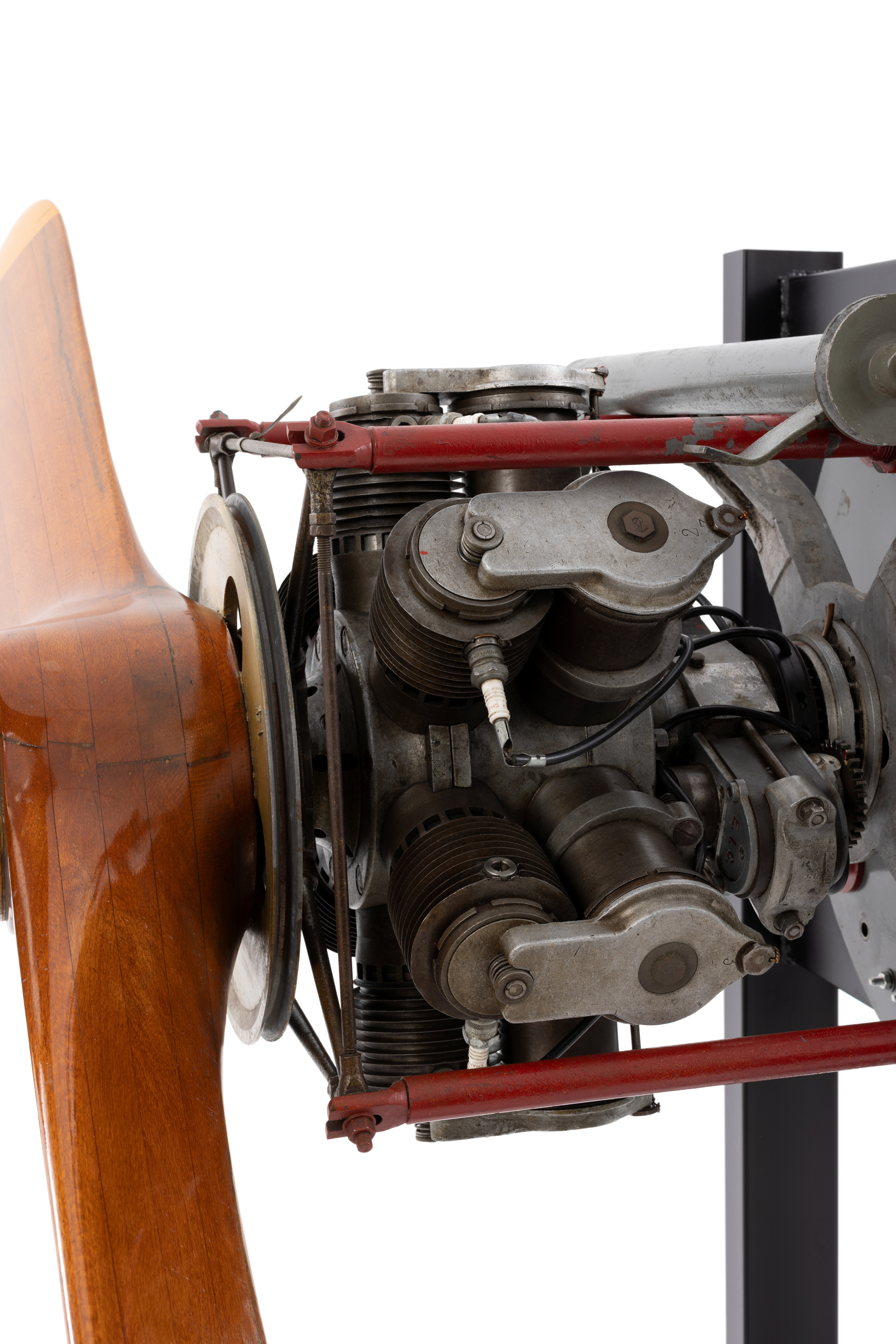 Aero engine designed by Archibald Richardson and made by Harold 'Curly' Eagle