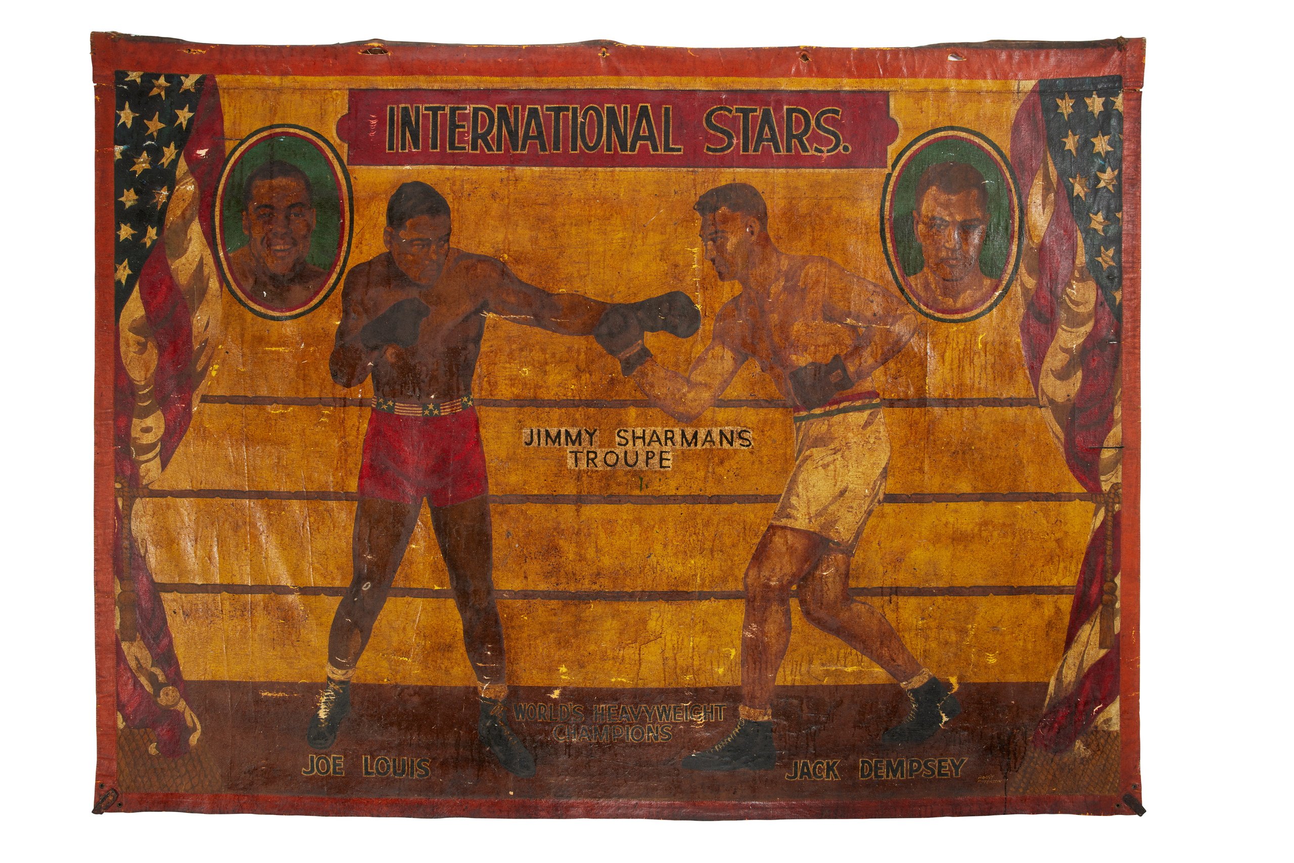 Boxing tent banner