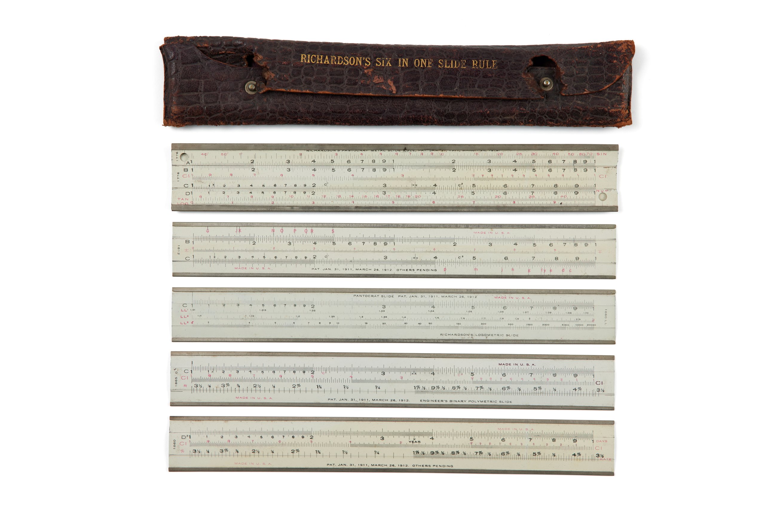 Richardson's Pantocrat Six In One slide rule