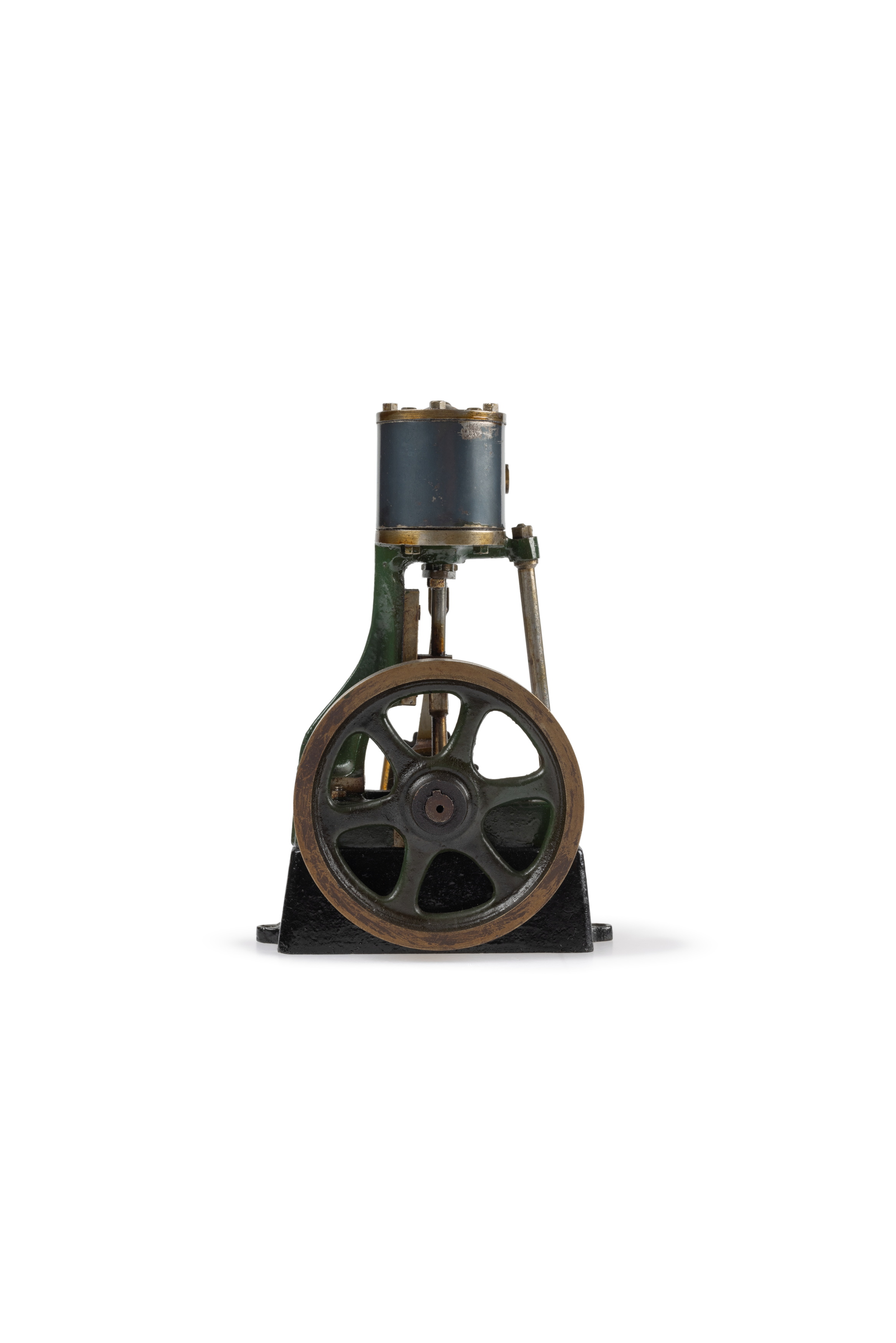 Model of a vertical steam engine