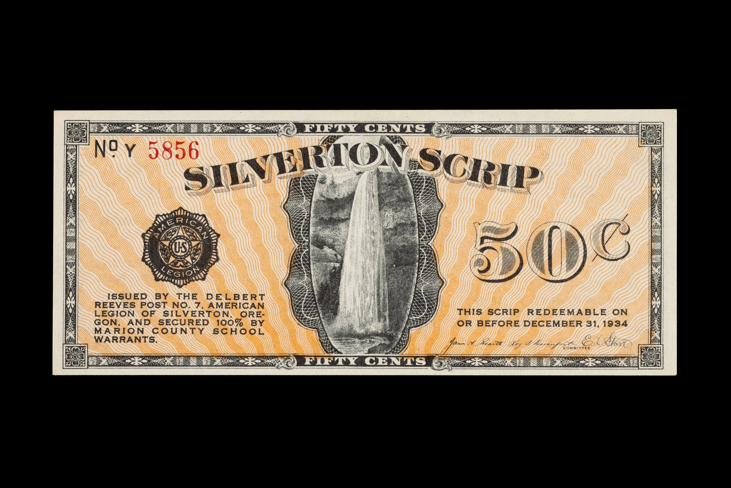 American Fifty Cent banknote