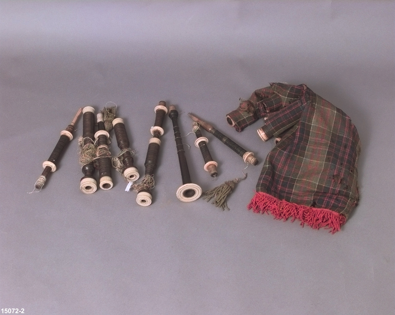 Bagpipes made by George Sherar