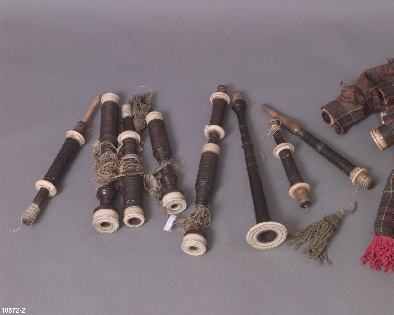 Bagpipes made by George Sherar