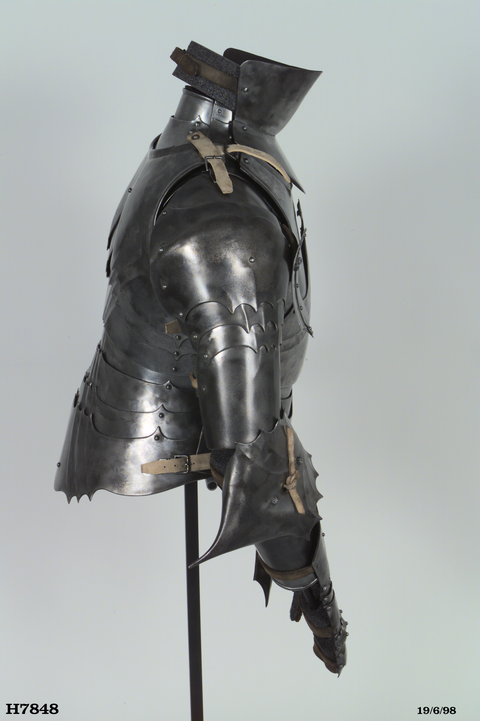 Reproduction half suit armour from 15th century suit of armour