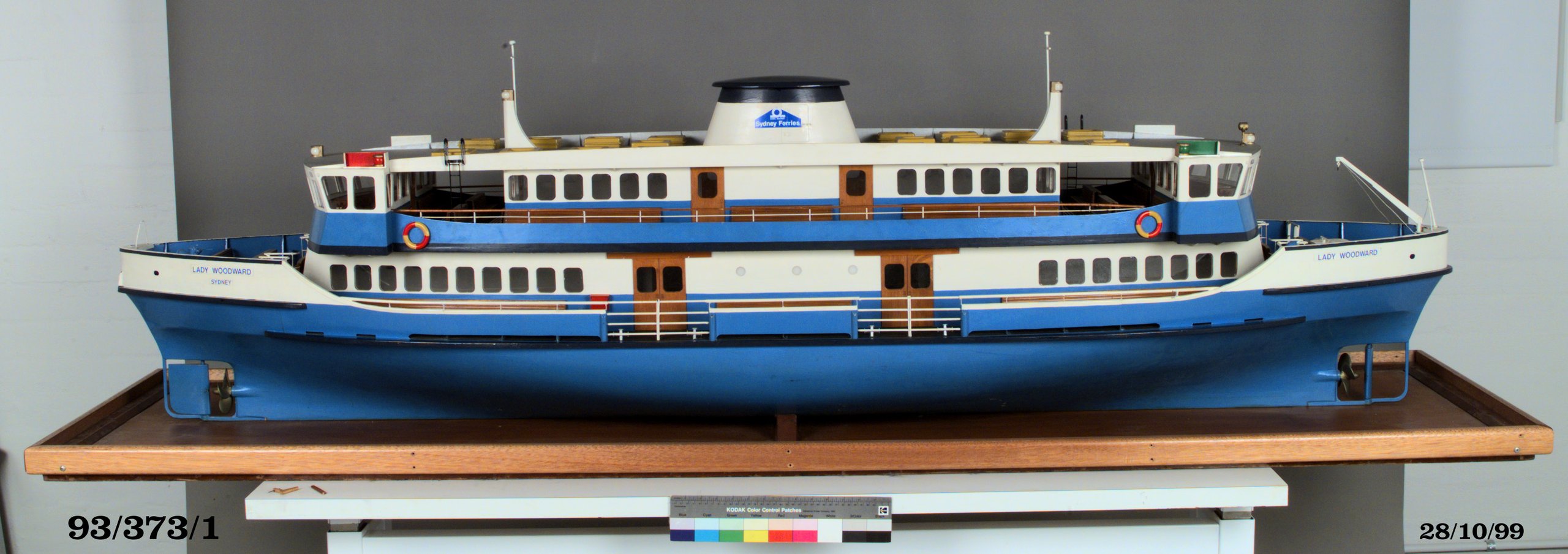 Model of Sydney ferry 'Lady Woodward'