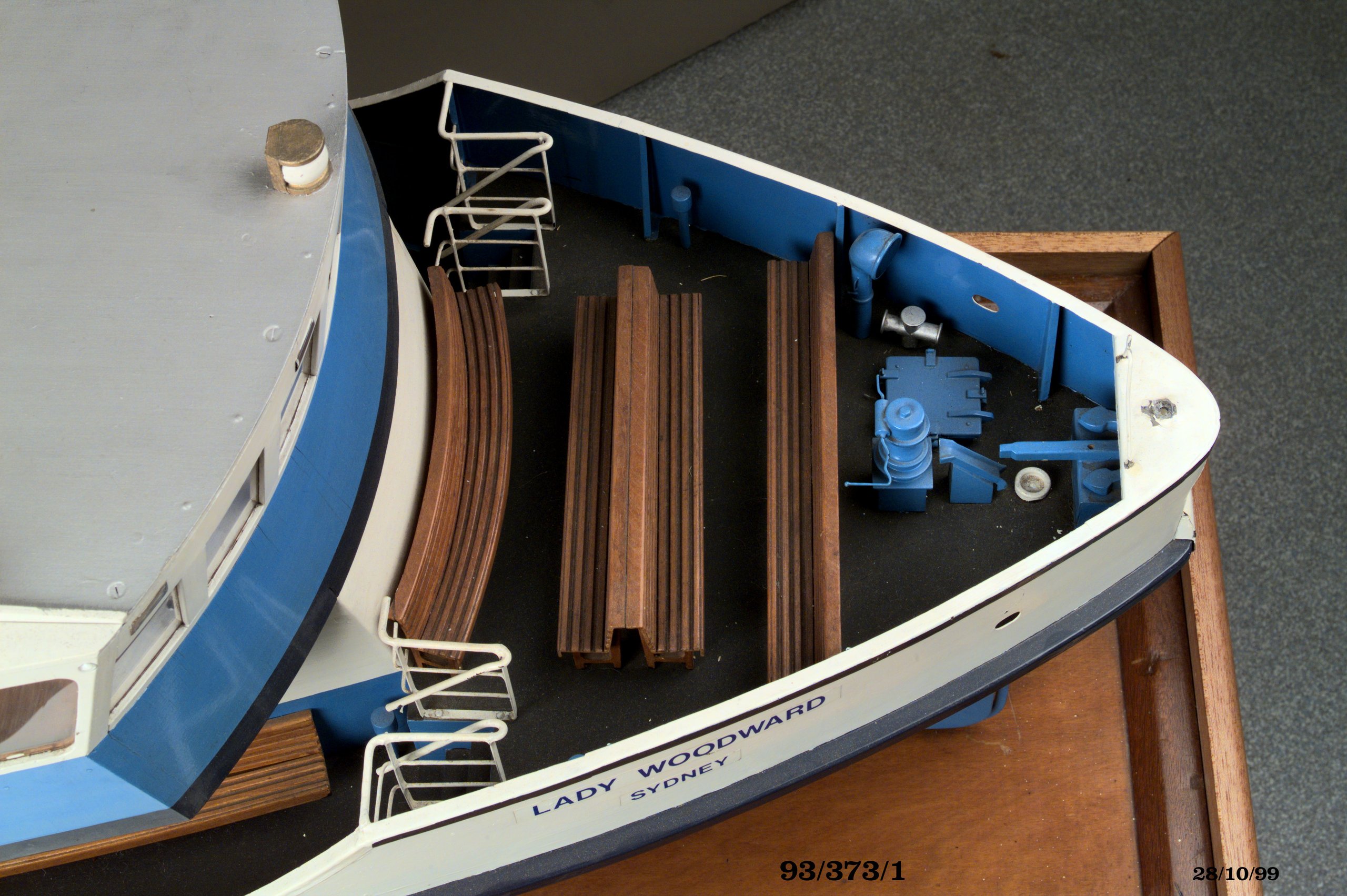 Model of Sydney ferry 'Lady Woodward'