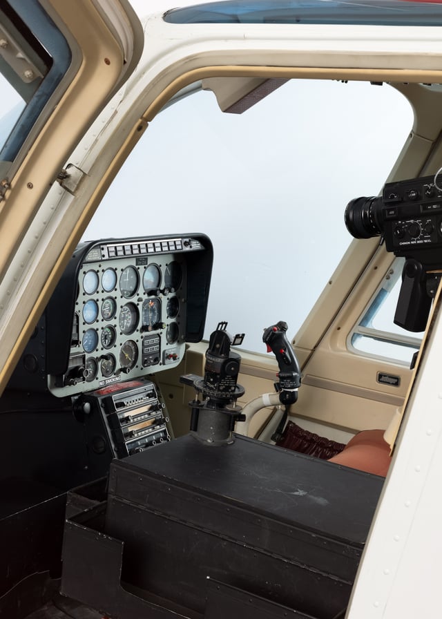 Bell Jetranger helicopter flown around the world by Dick Smith