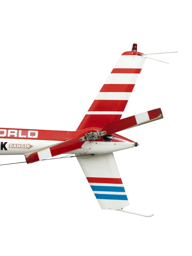 Bell Jetranger helicopter flown around the world by Dick Smith