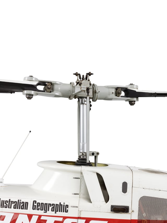 Bell Jetranger helicopter flown around the world by Dick Smith